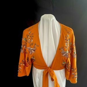 Arden B. Bolero vest